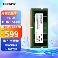 GLOWAY 光威 32GB DDR5 5600 筆記本內(nèi)存條 天策S系列 海力士顆粒