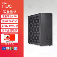 intel 英特爾 NUC13RNGi9猛禽峽谷ITX酷睿13900K14900K臺(tái)式主機(jī)游戲工作站 定制版猛禽峽谷不含CPU