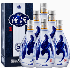 汾酒 青花20 53%vol 清香型白酒 500ml*6