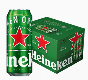 88VIP！Heineken 喜力 經(jīng)典拉罐啤酒500ml*12整箱裝