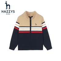 HAZZYS 哈吉斯 男童開(kāi)衫線衣