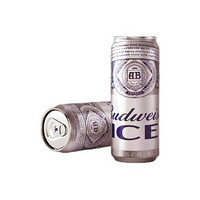 Budweiser 百威 ICE 醇正清爽 冰啤 500ml*18聽(tīng) 整箱裝 罐啤 冰啤 500mL 18罐 整箱裝 年貨送禮