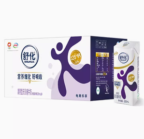 百億補貼！SHUHUA 舒化 伊利舒化高鈣型無乳糖牛奶220ml*24盒 