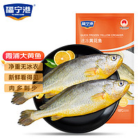 福寧港 冷凍寧德大黃魚(yú)1000g/2條裝 國(guó)產(chǎn)魚(yú)類(lèi) 生