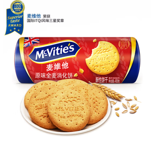 PLUS會員！McVitie's 麥維他 原味全麥消化餅 400g