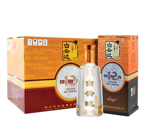 白云邊 十二年陳釀 濃醬兼香型白酒 42度500ml*6瓶  整箱裝 過(guò)年送禮