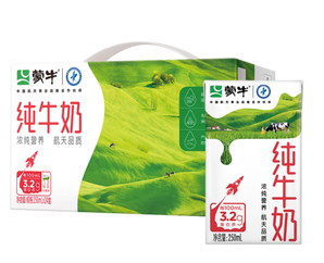 PLUS會(huì)員！MENGNIU 蒙牛 純牛奶 250ml*24  