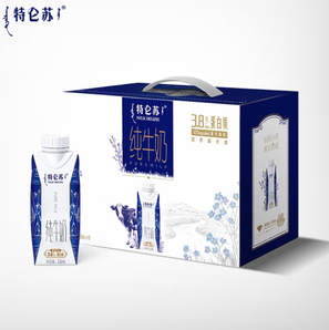 MENGNIU 蒙牛 特仑苏 纯牛奶全脂灭菌乳梦幻盖250mlx10盒* 2提装