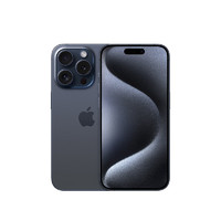 Apple 蘋果 12期免息：Apple 蘋果 iPhone 15 Pro  256GB 藍色鈦金屬 支持移動聯(lián)通電信5G 雙卡雙待 快充套裝