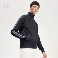 FRED PERRY 男士夾克半高領(lǐng)麥穗logo裝飾邊外套J5557