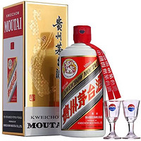 MOUTAI 茅臺(tái) 貴州茅臺(tái)酒53度飛天茅臺(tái) 醬香型白酒 500ml單瓶裝