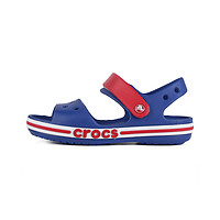 crocs 卡駱馳 涼鞋童鞋貝雅小克駱格鞋休閑鞋205400蔚藍