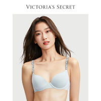 VICTORIA'S SECRET 維密 全新小冰杯3.0Logo字母肩帶薄模杯文胸內(nèi)衣女薄款