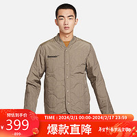 NIKE 耐克 棉服夾克男立領(lǐng)拒水NSW PADDED外套FB1909-031橄欖灰色XXL碼