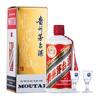 MOUTAI 茅臺 貴州茅臺53度飛天茅臺酒500mL單瓶裝醬香型白酒送禮宴請