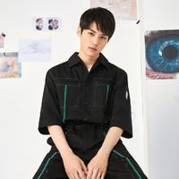 gxgjeans 秋季新款連體褲男士休閑褲子男褲