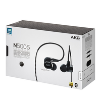 AKG 愛科技 N5005 入耳式掛耳式藍牙耳機 鋼琴黑