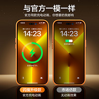 SMARTDEVIL 閃魔 蘋果14ProMax手機殼真皮iPhone14Pro磁吸magsafe保護套