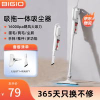 BIGIO 百吉諾 吸拖一體旋風(fēng)吸塵器家用有線大吸力手持立式小型寵物車載家庭床上除螨除塵機(jī)輕便X6 單吸基礎(chǔ)版