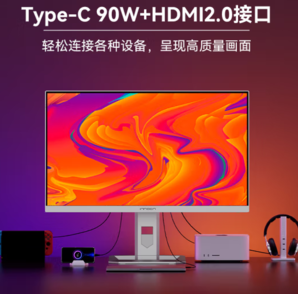 Innocn 聯(lián)合創(chuàng)新 27英寸4K MiniLED 2304分區(qū)調(diào)光 自動(dòng)感光Type-C 90W旋轉(zhuǎn)升降HDR1000電腦顯示器27M2U pro