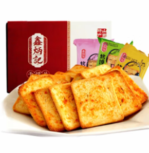 鑫炳記 山西特產(chǎn) 烤饃片  麻辣味 1000g