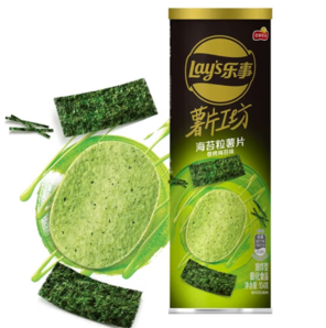 Lay's 樂事 薯片工坊 海苔粒薯片 香烤海苔味 104g