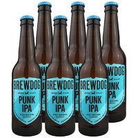 BREWDOG 釀酒狗 國產(chǎn)朋克IPA啤酒 330ml*6瓶