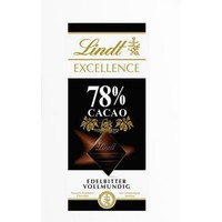 Lindt 瑞士蓮 大促，低至3.5折！卓越系列78%可可巧克力100g