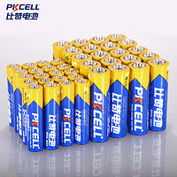 PKCELL 比苛 碳性电池组合装（5号20粒+7号20粒）