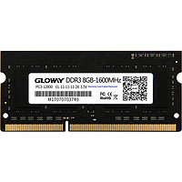 GLOWAY 光威 戰(zhàn)將系列 DDR3L 1600MHz 筆記本內(nèi)存 普條 黑色 8GB