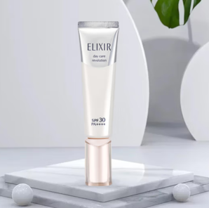 ELIXIR 怡麗絲爾 純肌凈白防護精華乳 SPF35+ PA++++ 35ml（贈金管5ml*7+精華乳 5ml）