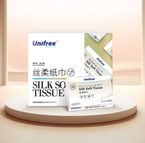 溫和無添加！UNIFREE 嬰兒抽紙柔紙巾 40抽10包