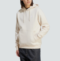 adidas Originals三葉草Trefoil 女款奶白色小標(biāo)連帽衛(wèi)衣