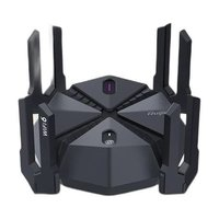 Ruijie 銳捷 星耀X60 PRO 雙頻6000M 家用千兆Mesh路由器 Wi-Fi 6 黑色 單個裝