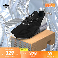 adidas 阿迪達(dá)斯 官方三葉草ZX 2K BOOST男女休閑運(yùn)動(dòng)跑步鞋S42835 黑/白 40.5(250mm)