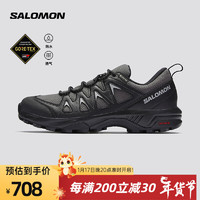 salomon 薩洛蒙 女款 戶外運動舒適透氣防水減震防護徒步鞋 X BRAZE GTX 磁鐵灰 471807 5 (38)