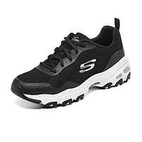 SKECHERS 斯凱奇 女款復(fù)古厚底老爹鞋 896002-BKW