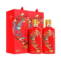 MOUTAI 茅臺(tái) 貴州茅臺(tái)紅喜宴43度500ml雙支裝