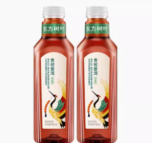 農(nóng)夫山泉 東方樹葉無糖茶飲料900ml*2瓶