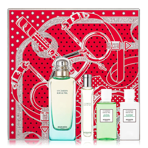 Hermes 愛(ài)馬仕 尼羅河花園中性香水EDT100ml+EDT15ml+身體乳40ml+沐浴露40ml