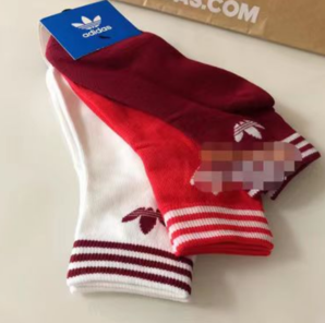 現(xiàn)貨L！adidas originals Tref Ank Sck HC運(yùn)動休閑短襪子 男女同款3雙裝