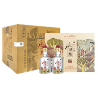 swellfun 水井坊 臻釀八號 52度 濃香型白酒 500ml*2*3 禮盒整箱裝