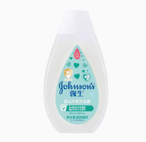 88VIP！Johnson & Johnson強(qiáng)生 兒童牛奶沐浴露 300ml 1件裝