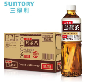 PLUS會員！SUNTORY 三得利 低糖烏龍茶 500ml*15瓶