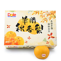 Dole 都樂 羊脂秋香梨 色如羊脂 潤如白玉 1.45kg6枚單果230g+小禮盒