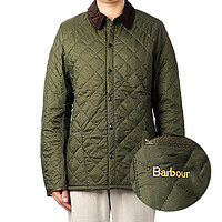 Barbour 巴伯尔 韩国直邮barbour 男士绗缝军绿色外套夹克时尚MQU0240 OL71-B22