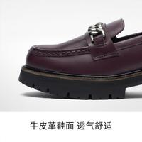 Clarks 其樂(lè) 日常通勤 時(shí)尚優(yōu)雅JK制服樂(lè)福鞋百搭女單鞋 奧莉系列