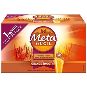 Metamucil 美達(dá)施 吸油纖維素膳食纖維粉 香橙味 30包