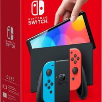 20點(diǎn)！Nintendo 任天堂 日版 Switch OLED 游戲主機(jī) 紅藍(lán)色 日版