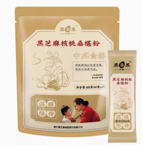 南方黑芝麻 黑芝麻核桃桑椹粉 400g